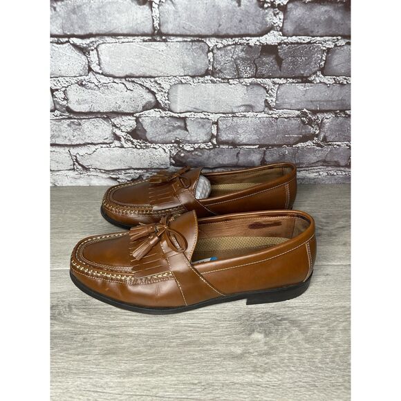 Johnston & Murphy Brown Leather Kiltie Tassel Loafers Shoes Men\'s Sz 11M US/44EU main image 11